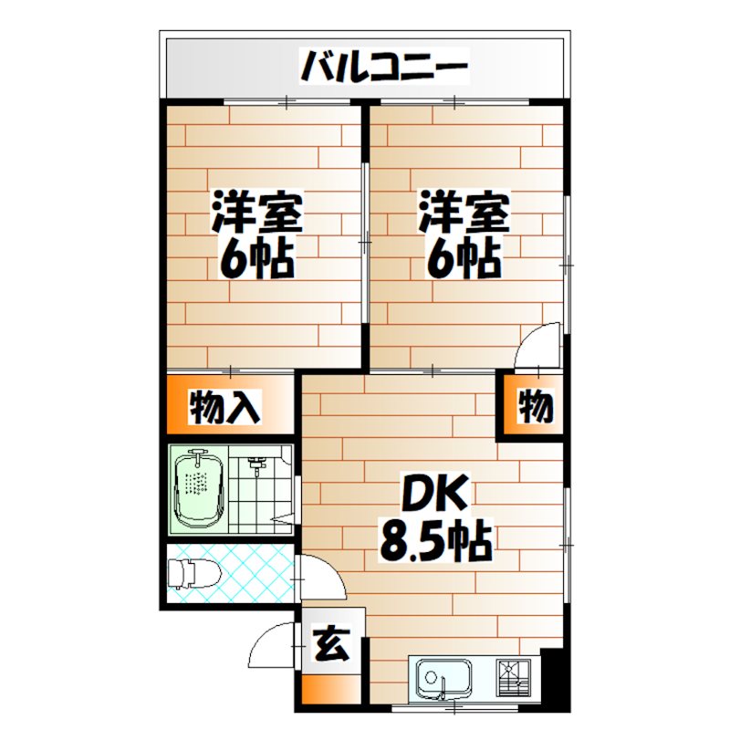 シャトレ別院Ⅲ 間取り