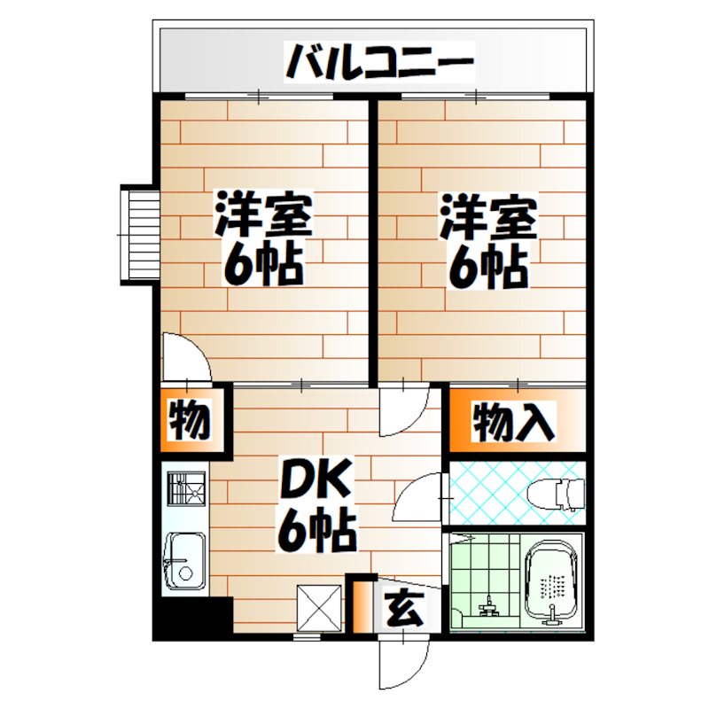 シャトレ別院Ⅲ 間取り