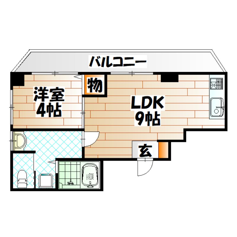 マキシム中津口  間取り
