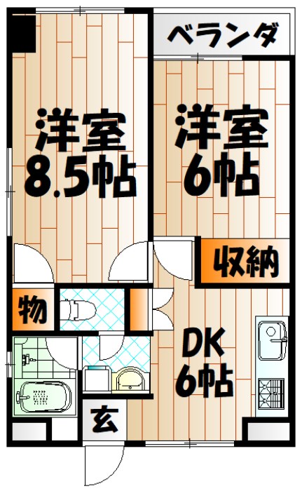 シェリール井堀通り 間取り