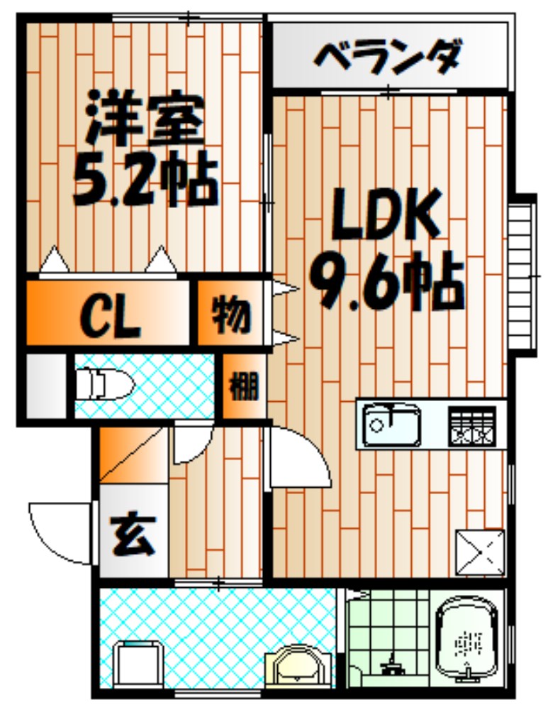 サンシャイン  間取り