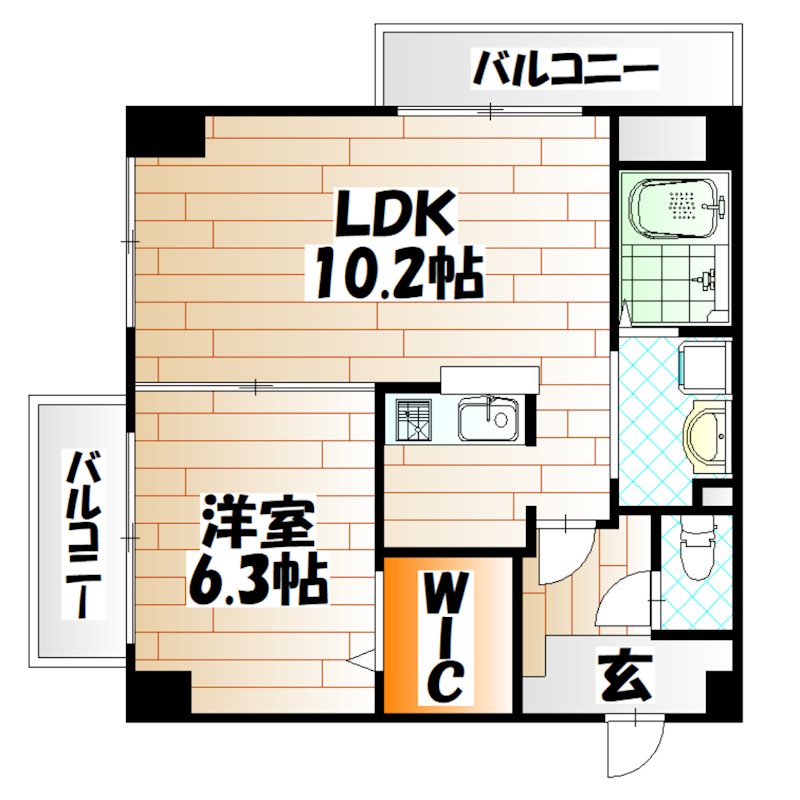 CoCoメゾン  間取り