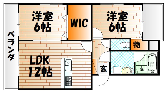エクセルシティ門司B棟 間取り