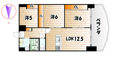 ロイヤルノースナイン 間取り