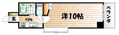 ウインズ三萩野 間取り