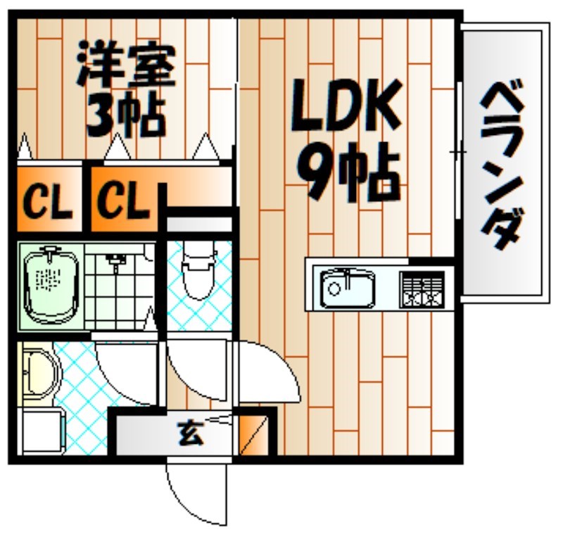 D-room西小倉  間取り
