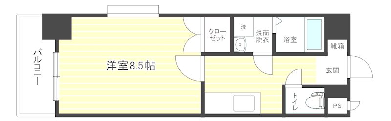 リファレンス門司駅前   間取り