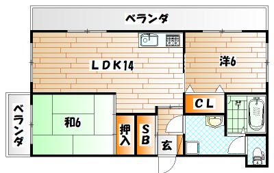 菊ヶ丘ハイツ 間取り