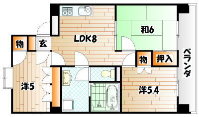 プレアール足立 間取り