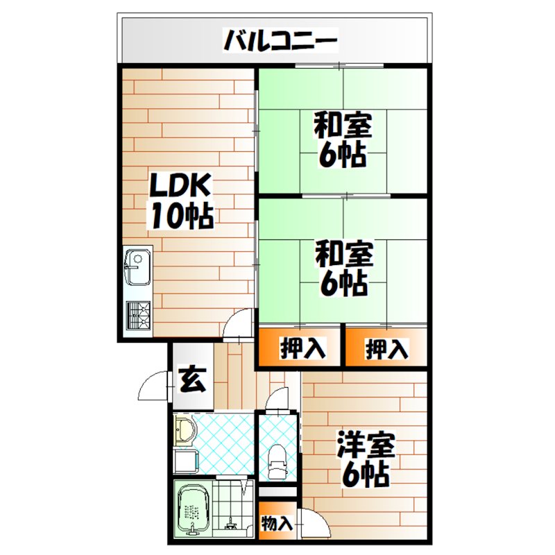 松田ハイツ 間取り