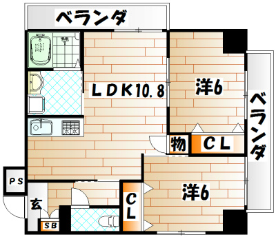 T the style  間取り