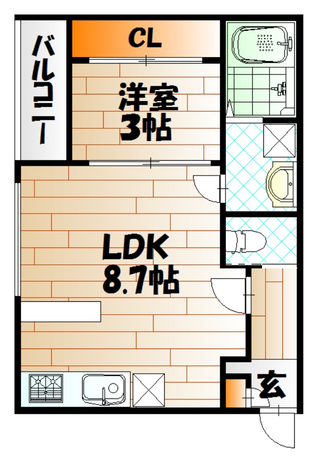 fika戸畑  間取り