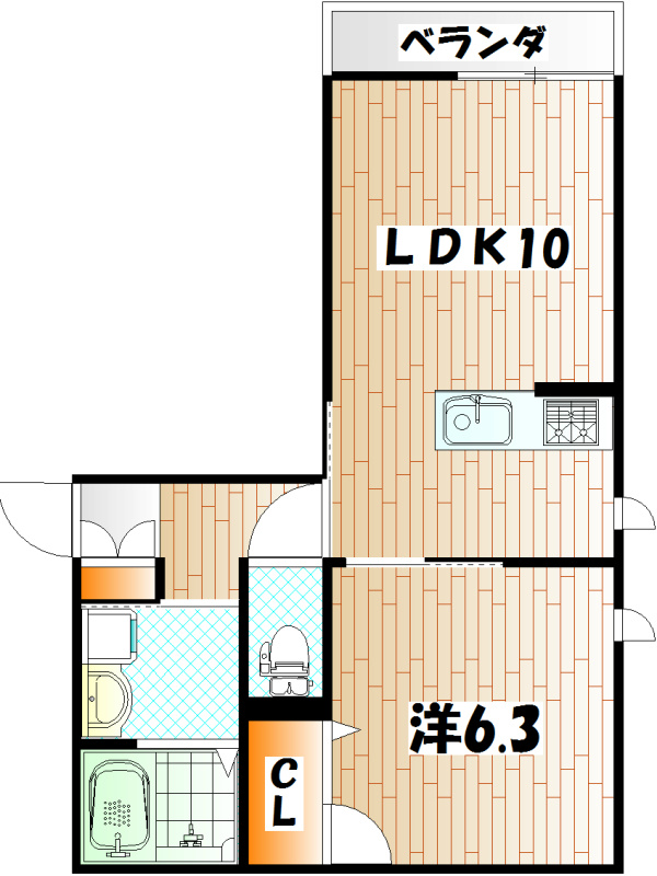 COZY COURT 赤坂  間取り