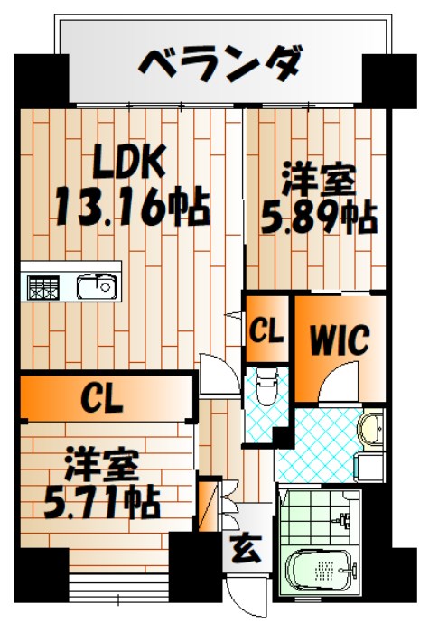レジェンド高見  間取り