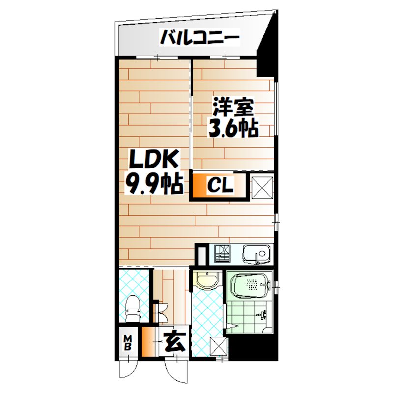 MGA城内   間取り