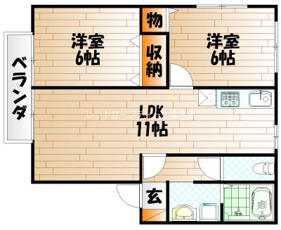 エスティアム熊本 間取り