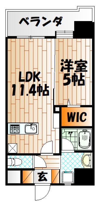 ガーデンコート砂津  間取り