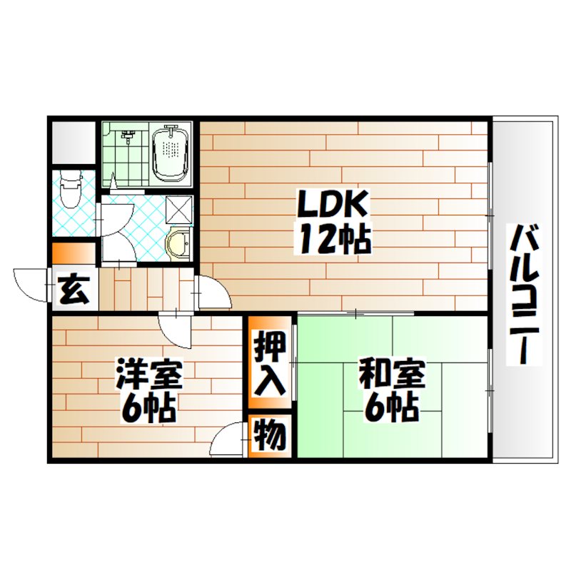 サンビレッヂ到津 間取り