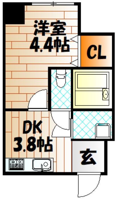 京町プレイスレジデンスⅠ 間取り