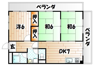 高峰グリーンマンション  間取り