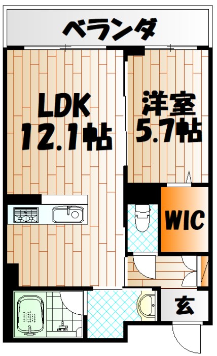 フルール・ド・ヒサノ 間取り