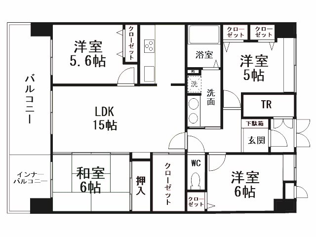 グランドパレスロイヤルコート大手町  間取り
