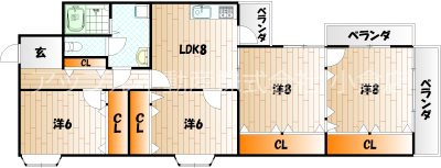ビュークレスト霧ヶ丘 間取り