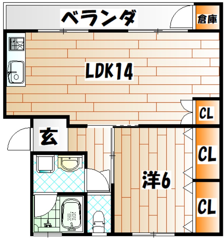 コーポ伊藤 間取り
