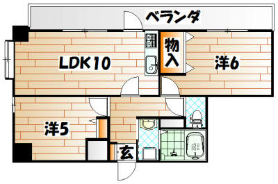 ラフィーネ小倉 間取り