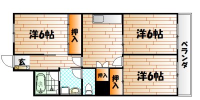 ギャランドラ片野  間取り