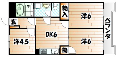 ギャラン春の町   間取り