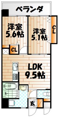 ギャラン井堀 間取り
