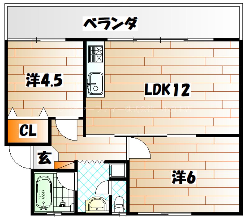 ユートピア葛原  間取り