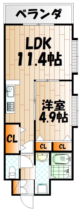 アクシス中井 間取り