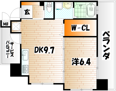 フェルト127  間取り