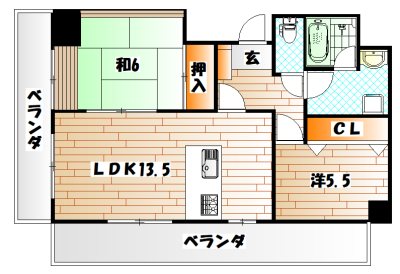 アネーロあそう  間取り
