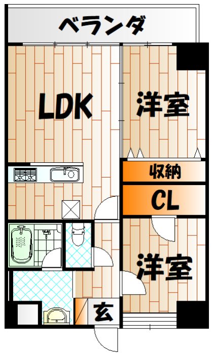 KSK門司港コアプレイス  間取り