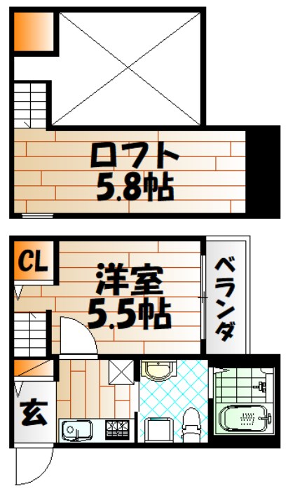 RideⅡ 間取り