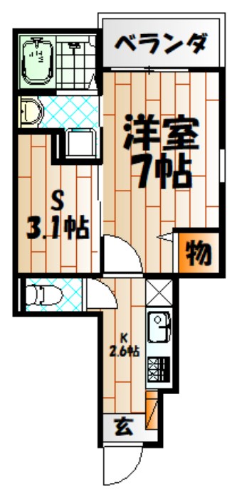 エクスクルーシブⅢ  間取り