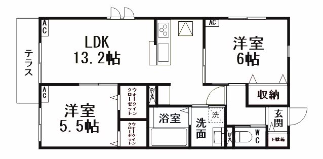 RESIDENZ小倉南   間取り