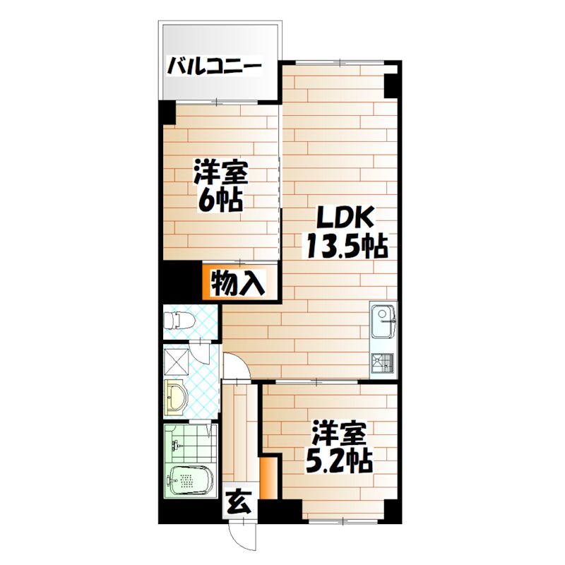 城野駅前ビル 間取り