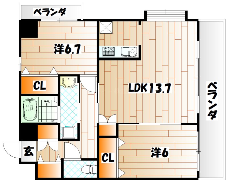 フェルト515 間取り