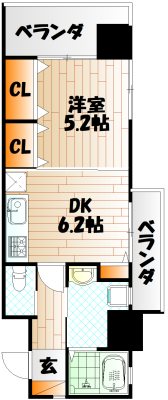 ミーナ原町  間取り
