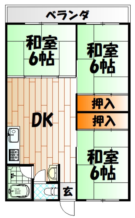 ベルガ熊谷 間取り