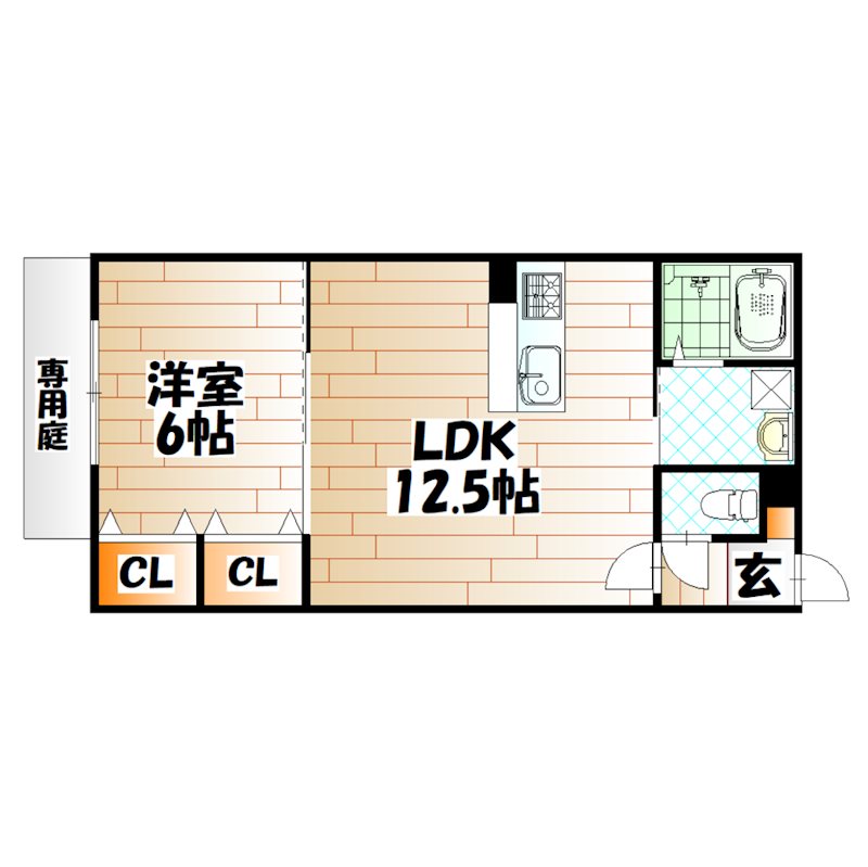 ＭＯＯＮ赤坂　Ａ棟 間取り