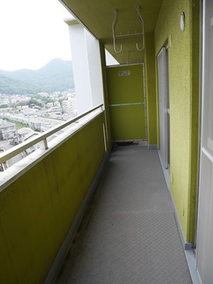 上馬寄スカイハイツ ベランダ