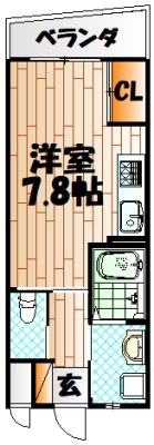 MGA城内   間取り