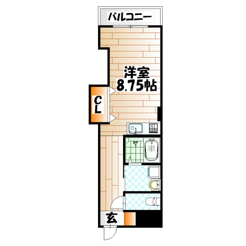福岡県北九州市小倉北区香春口２丁目 間取り