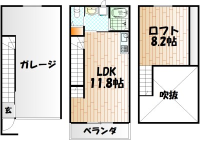 ガレッシア385  間取り