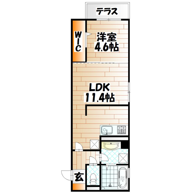 Reciente South  間取り